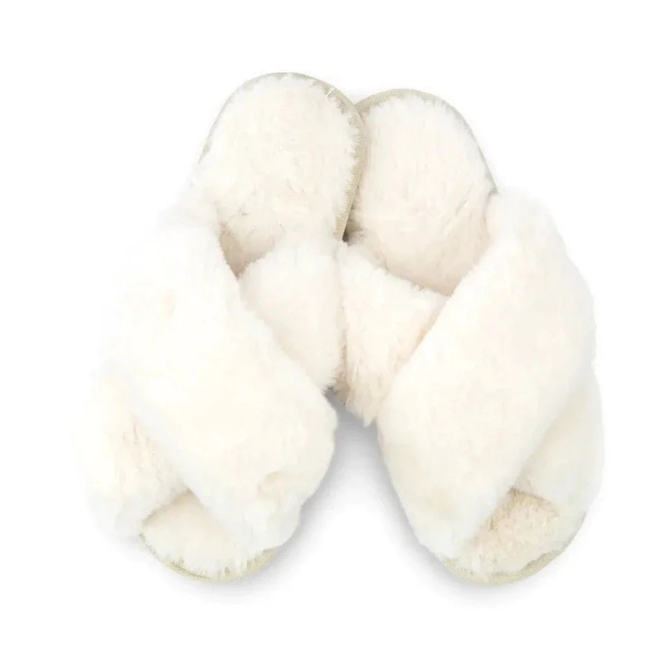 Ultra Soft Slippers - White