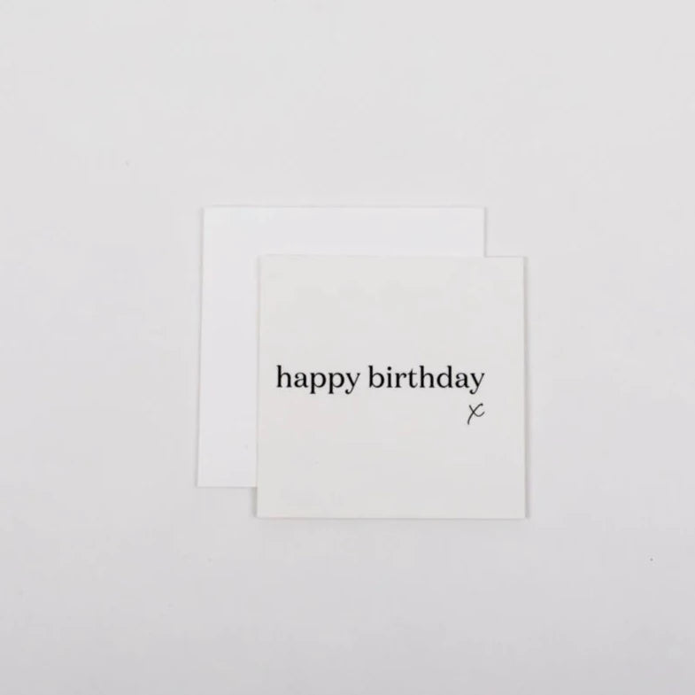 Happy Birthday - Mini Note Card