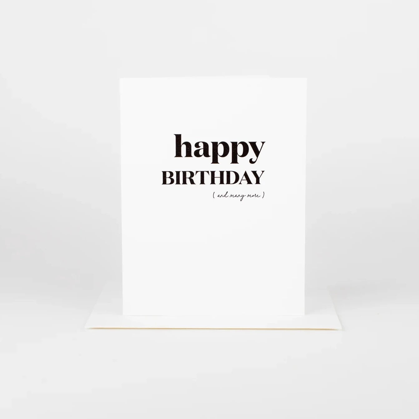 Happy Birthday (and many more) - Card