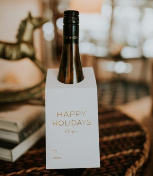 Bottle Tags - Holiday